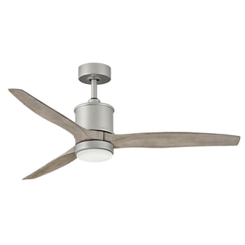 Hinkley Hover LED 60" Indoor/Outdoor Ceiling Fan in Brushed Nickel