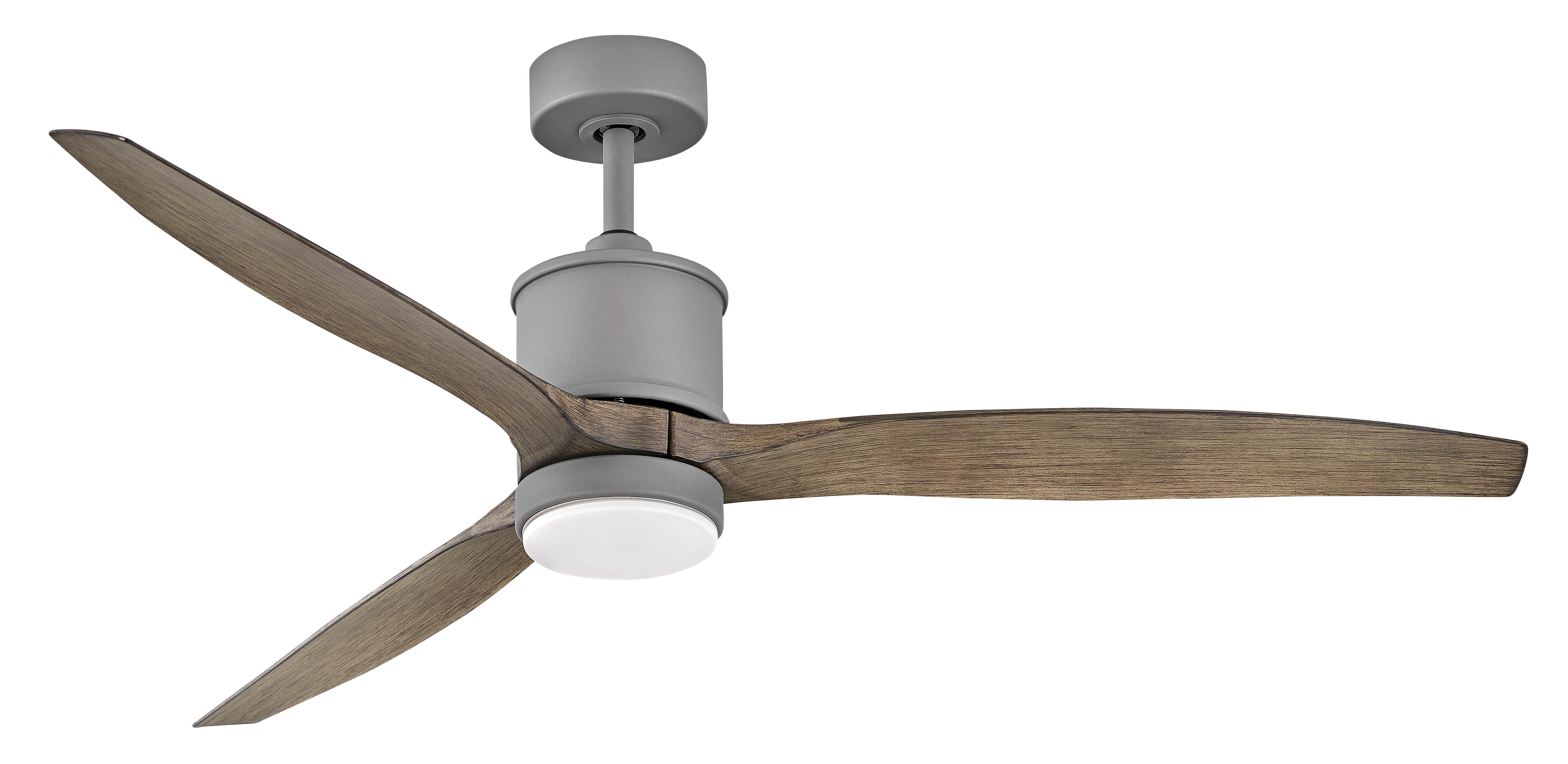 Hinkley Hover LED 60" Indoor/Outdoor Ceiling Fan in Graphite - 900760FGT-LWD