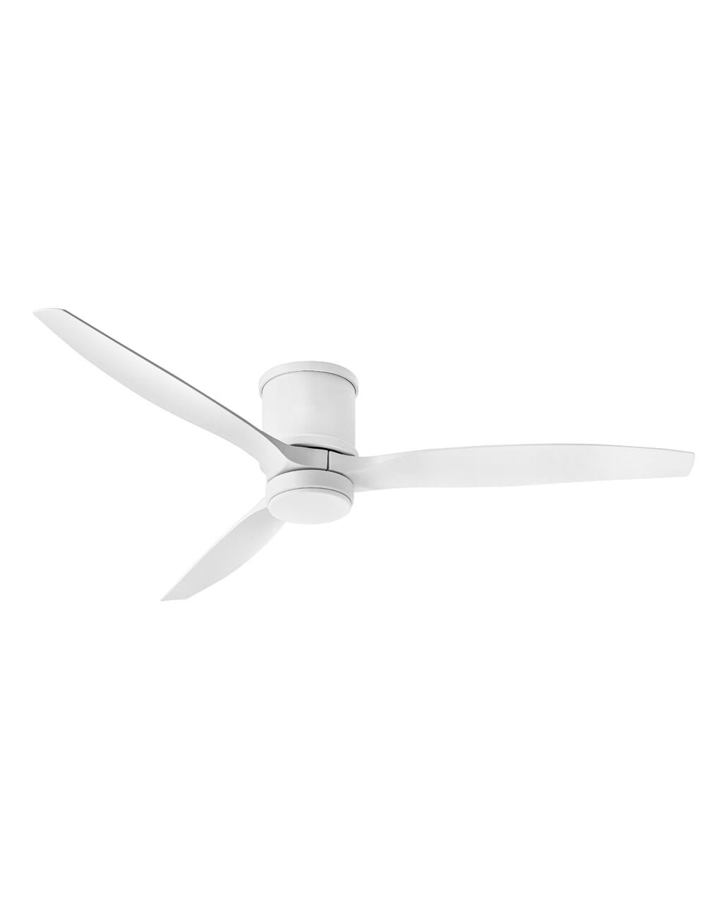 Hover Flush LED 60" Outdoor Ceiling Fan in Matte White