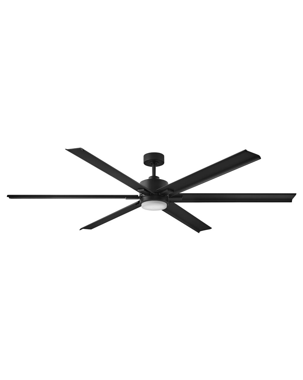 LED 82" Indoor Ceiling Fan in Matte Black