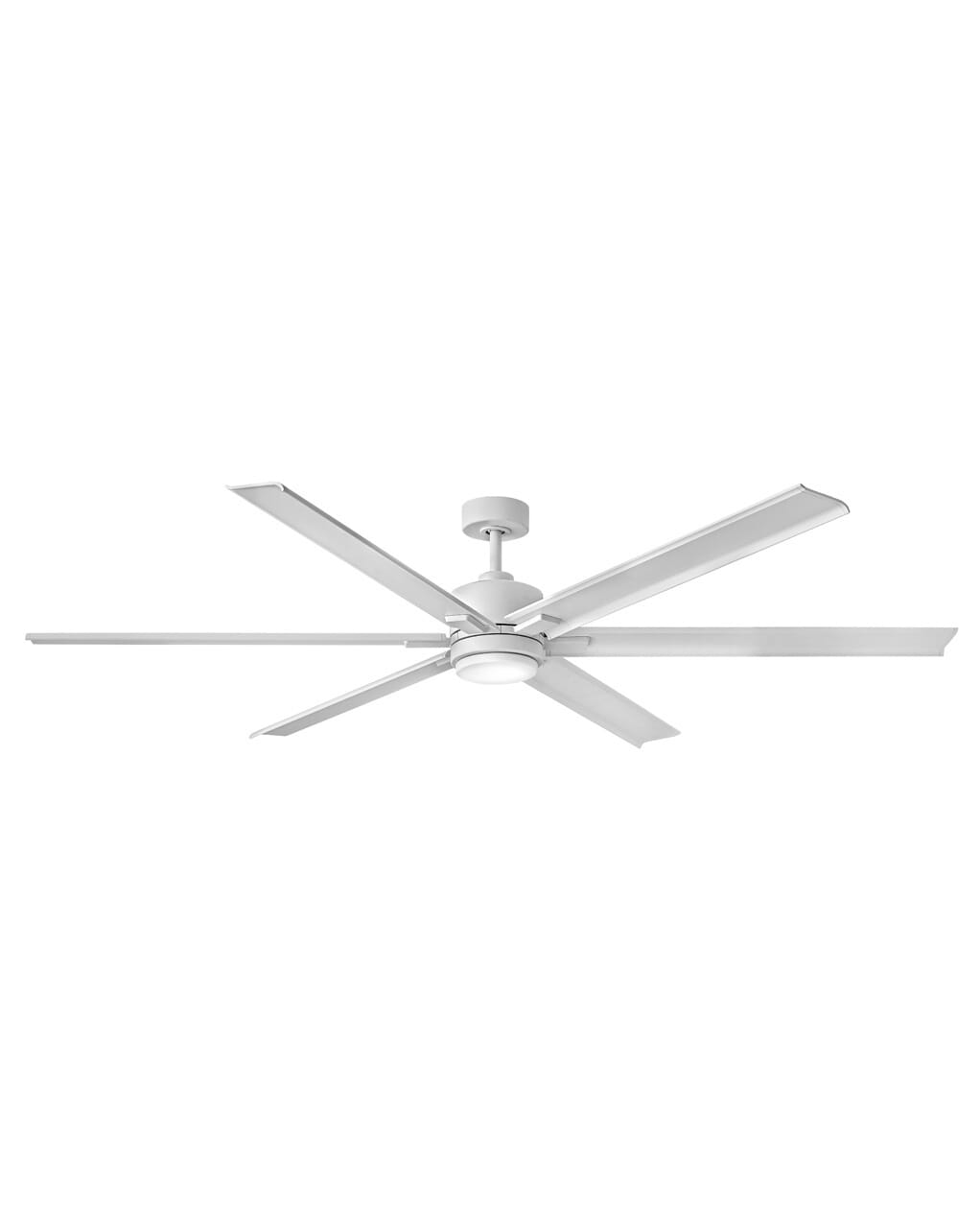 LED 82" Indoor Ceiling Fan in Matte White