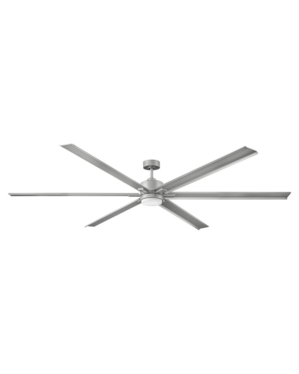 LED 99" Indoor Ceiling Fan in Brushed Nickel