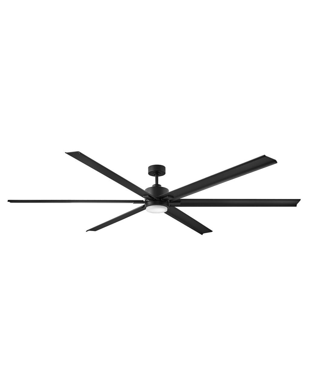 LED 99" Indoor Ceiling Fan in Matte Black