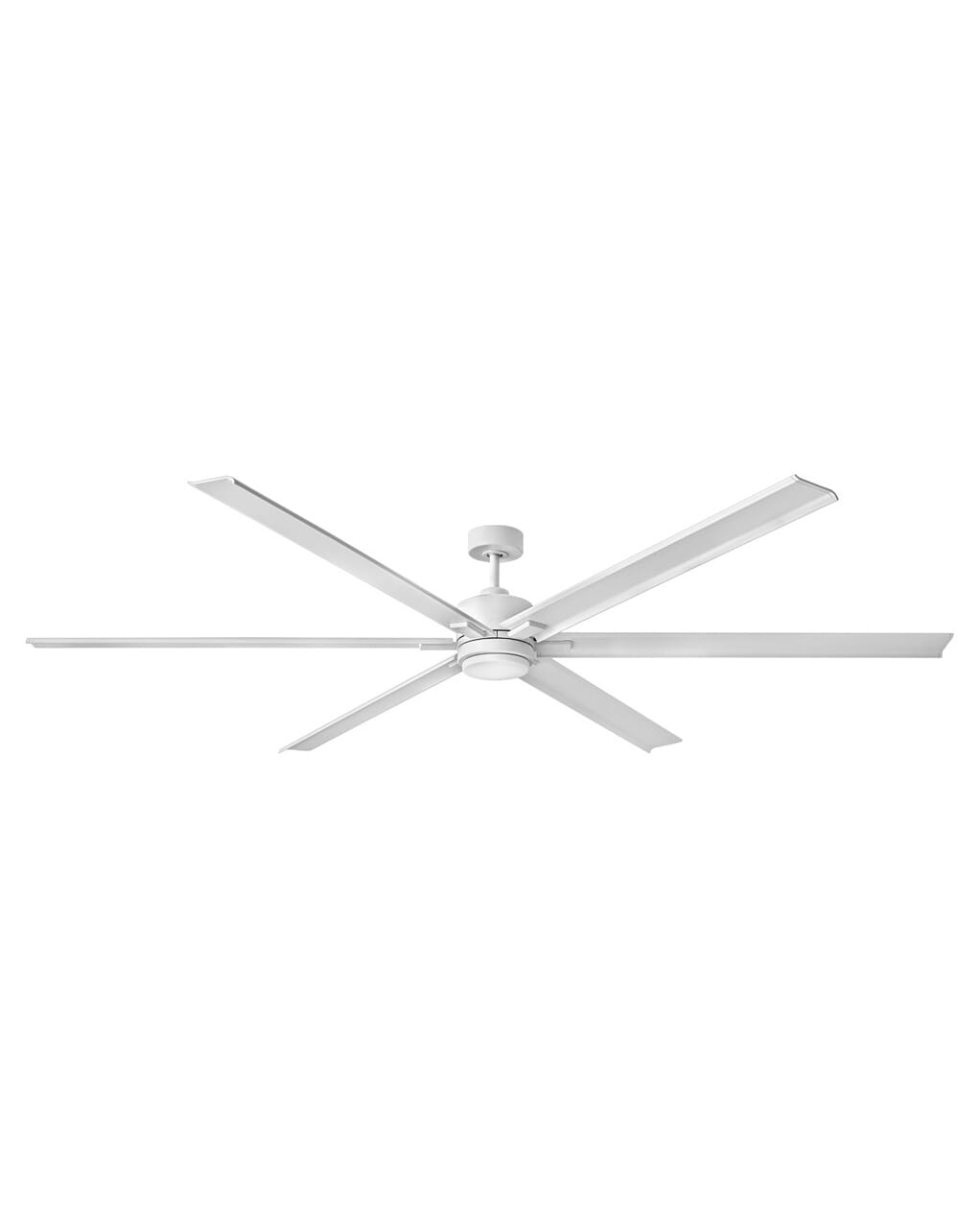 LED 99" Indoor Ceiling Fan in Matte White