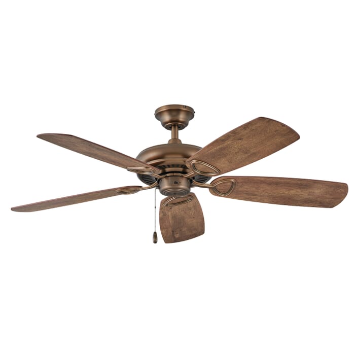 Hinkley Marquis 52" Indoor Ceiling Fan in Antique Copper Hinkley Marquis 52" Indoor Ceiling Fan in Antique Copper