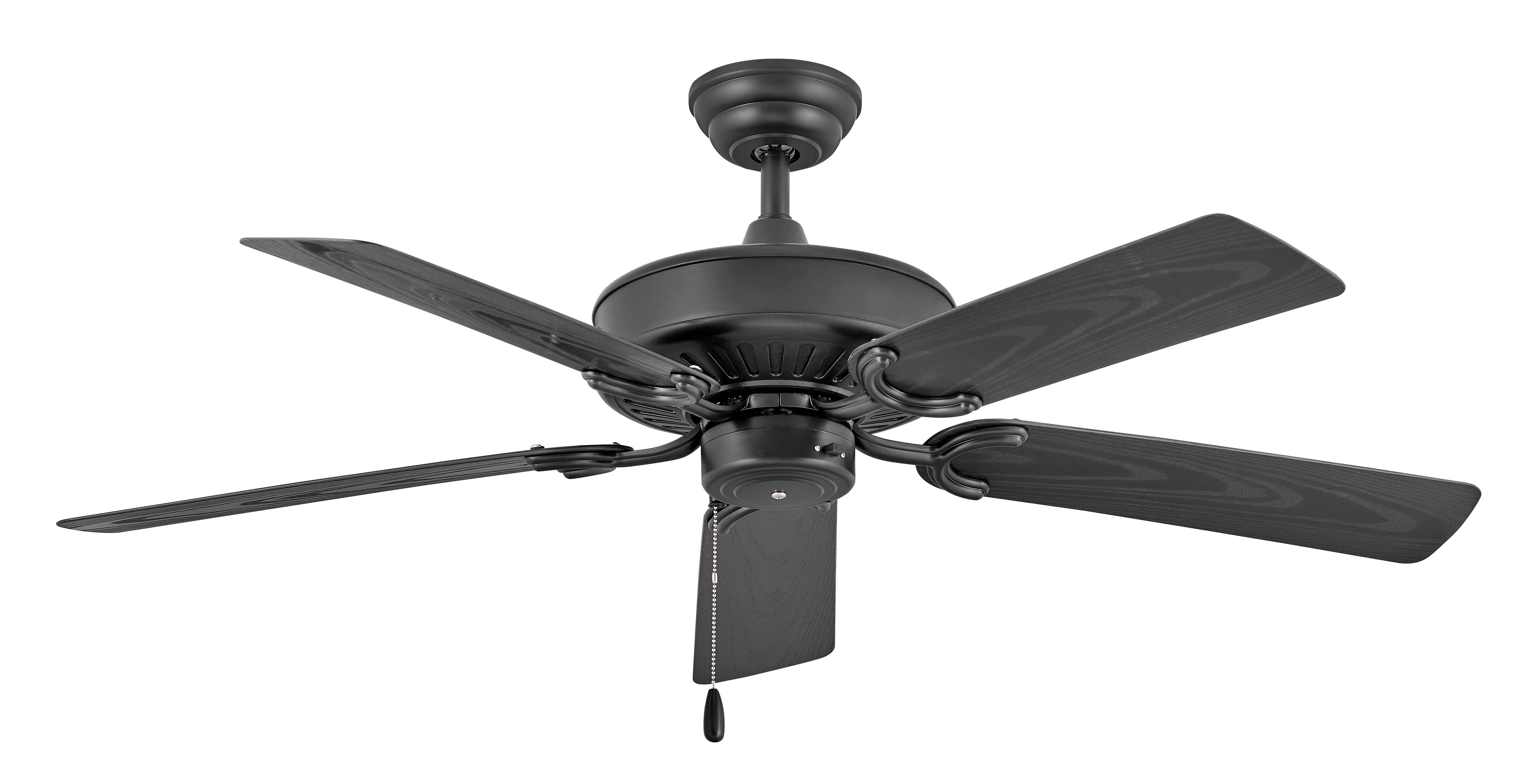 Oasis 52" Indoor/Outdoor Ceiling Fan in Matte Black