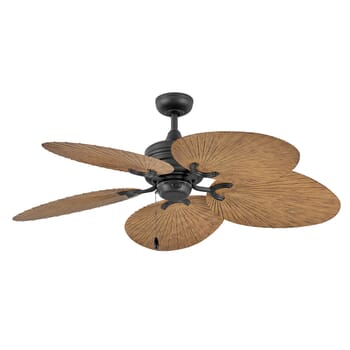 Hinkley Tropic Air 52" Indoor/Outdoor Ceiling Fan in Matte Black