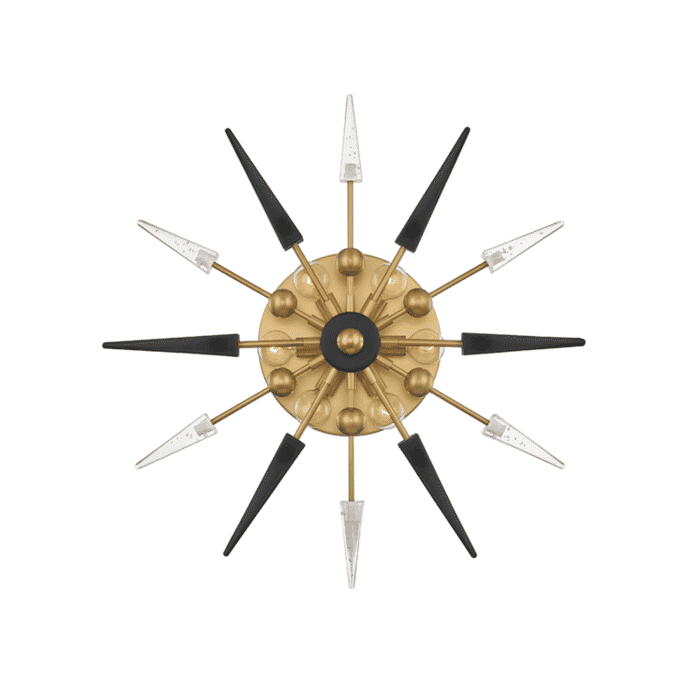 Hudson Valley Sparta 6-Light Wall Sconce in Aged Brass Hudson Valley Sparta 6-Light Wall Sconce in Aged Brass