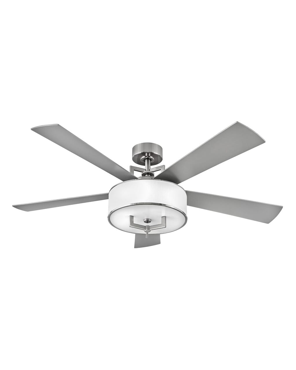 LED 99" Indoor Ceiling Fan in Brushed Nickel