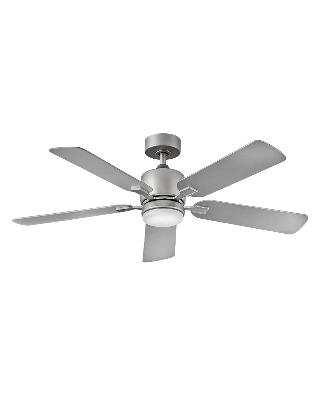 LED 52" Indoor Ceiling Fan in Satin Steel