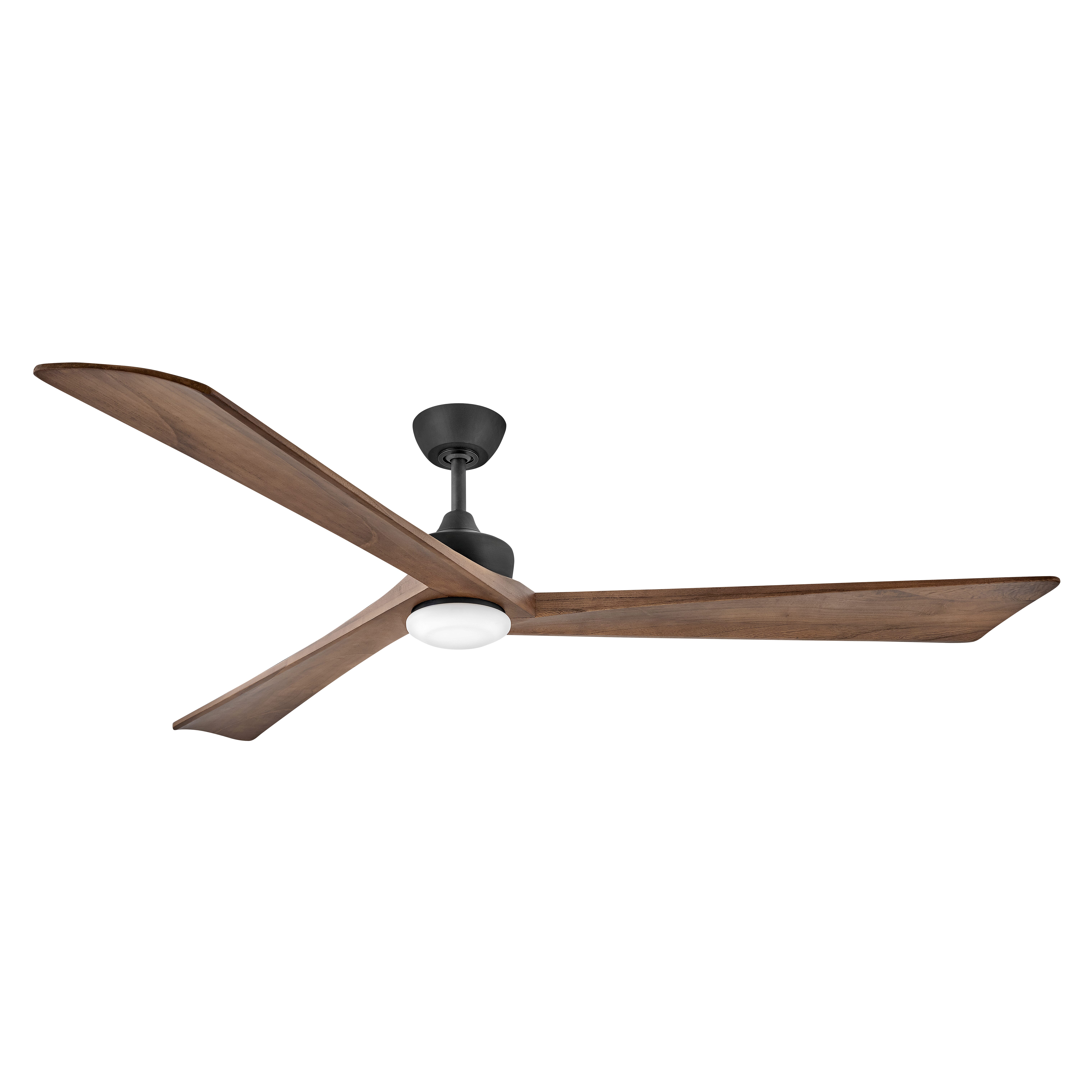 LED 80" Indoor Ceiling Fan in Matte Black