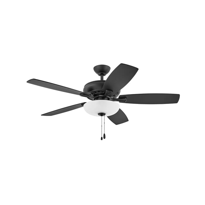 Hinkley Highland Illuminated 3-Light 52" Indoor Ceiling Fan in Matte Black Hinkley Highland Illuminated 3-Light 52" Indoor Ceiling Fan in Matte Black