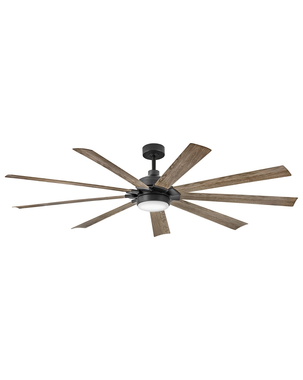 Matte Black 80"Ceiling Fan from the Turbine Collection