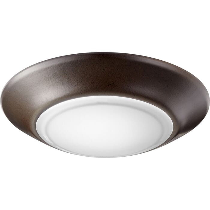 Quorum Quorum Home 6" Outdoor Ceiling Light in Oiled Bronze Quorum Quorum Home 6" Outdoor Ceiling Light in Oiled Bronze