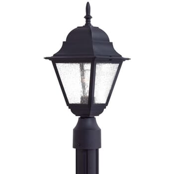 The Great Outdoors Bay Hill 17" Outdoor Post Light in Black