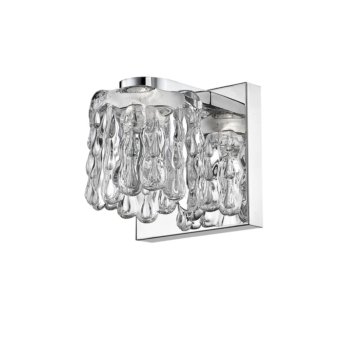 Z-Lite Tempest 1-Light Wall Sconce In Chrome Z-Lite Tempest 1-Light Wall Sconce In Chrome