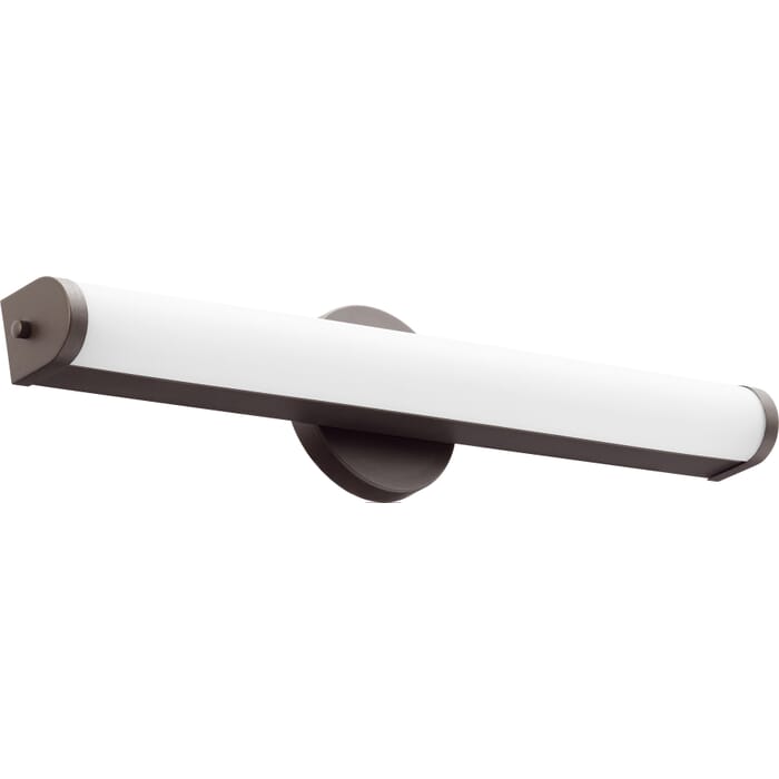 Quorum Transitional 5" Bathroom Vanity Light in Oiled Bronze Quorum Transitional 5" Bathroom Vanity Light in Oiled Bronze