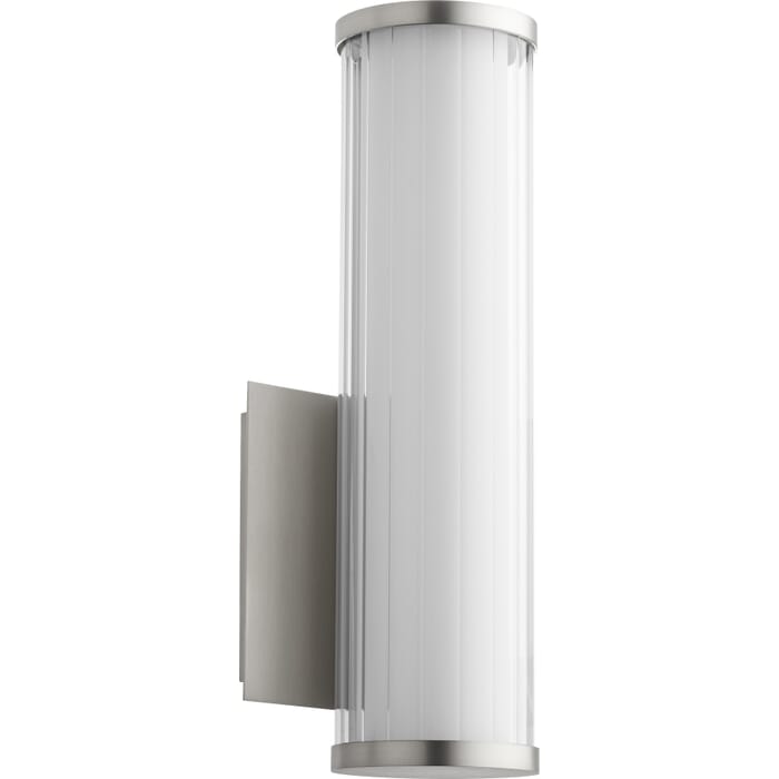 Quorum Transitional 13" Wall Sconce in Satin Nickel Quorum Transitional 13" Wall Sconce in Satin Nickel