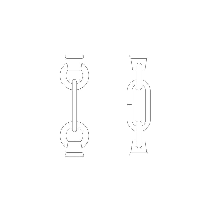 Sea Gull Replacement Chain in Satin Brass Sea Gull Replacement Chain in Satin Brass
