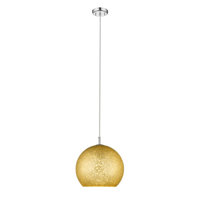 Z-Lite Nimbus 1-Light Pendant Light In Chrome Z-Lite Nimbus 1-Light Pendant Light In Chrome