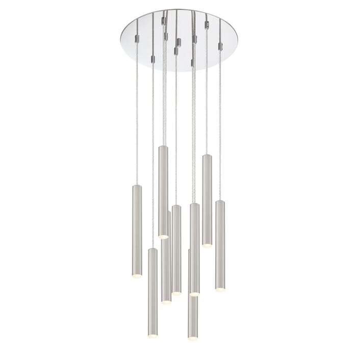 Z-Lite Forest 9-Light Chandelier In Chrome Z-Lite Forest 9-Light Chandelier In Chrome