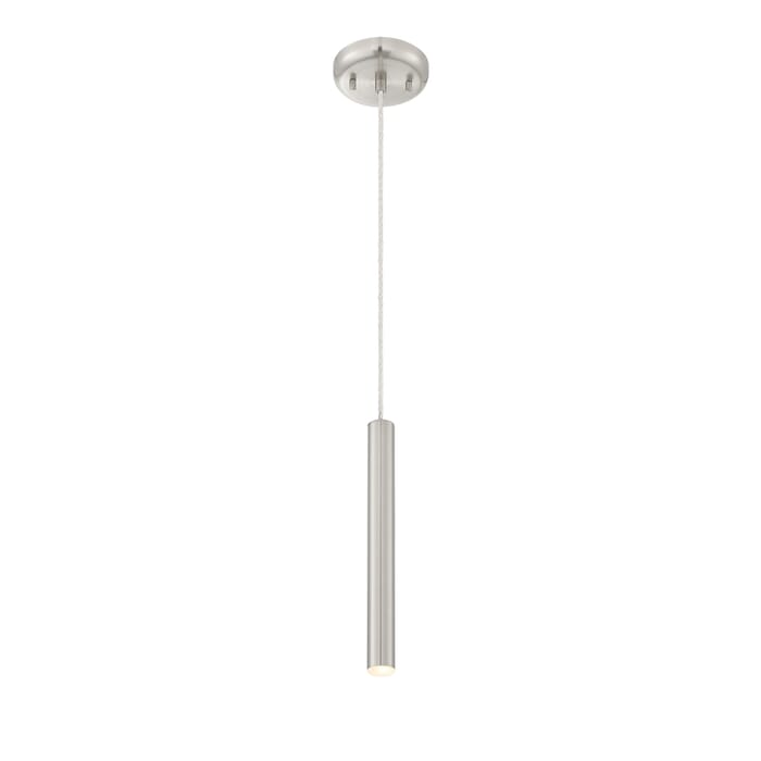 Z-Lite Forest 1-Light Mini Pendant Light In Brushed Nickel Z-Lite Forest 1-Light Mini Pendant Light In Brushed Nickel