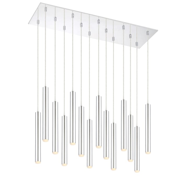 Z-Lite Forest 14-Light Chandelier In Chrome Z-Lite Forest 14-Light Chandelier In Chrome