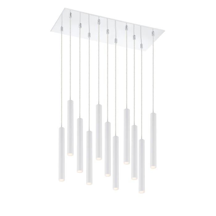 Z-Lite Forest 11-Light Chandelier In Chrome Z-Lite Forest 11-Light Chandelier In Chrome