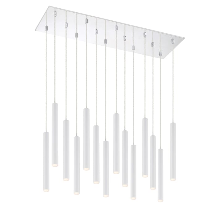 Z-Lite Forest 14-Light Chandelier In Chrome Z-Lite Forest 14-Light Chandelier In Chrome