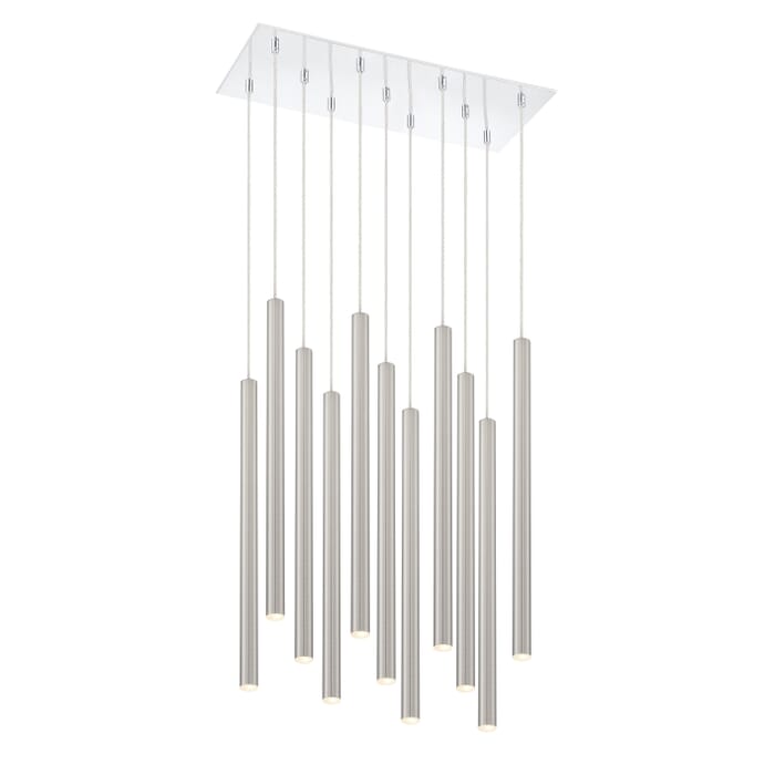 Z-Lite Forest 11-Light Chandelier In Chrome Z-Lite Forest 11-Light Chandelier In Chrome