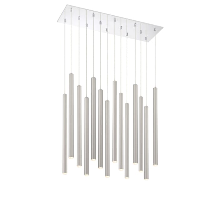 Z-Lite Forest 14-Light Chandelier In Chrome Z-Lite Forest 14-Light Chandelier In Chrome
