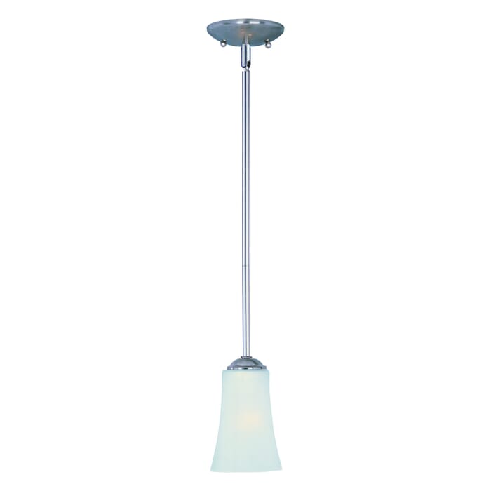 Logan 1-Light Mini Pendant in Satin Nickel Logan 1-Light Mini Pendant in Satin Nickel