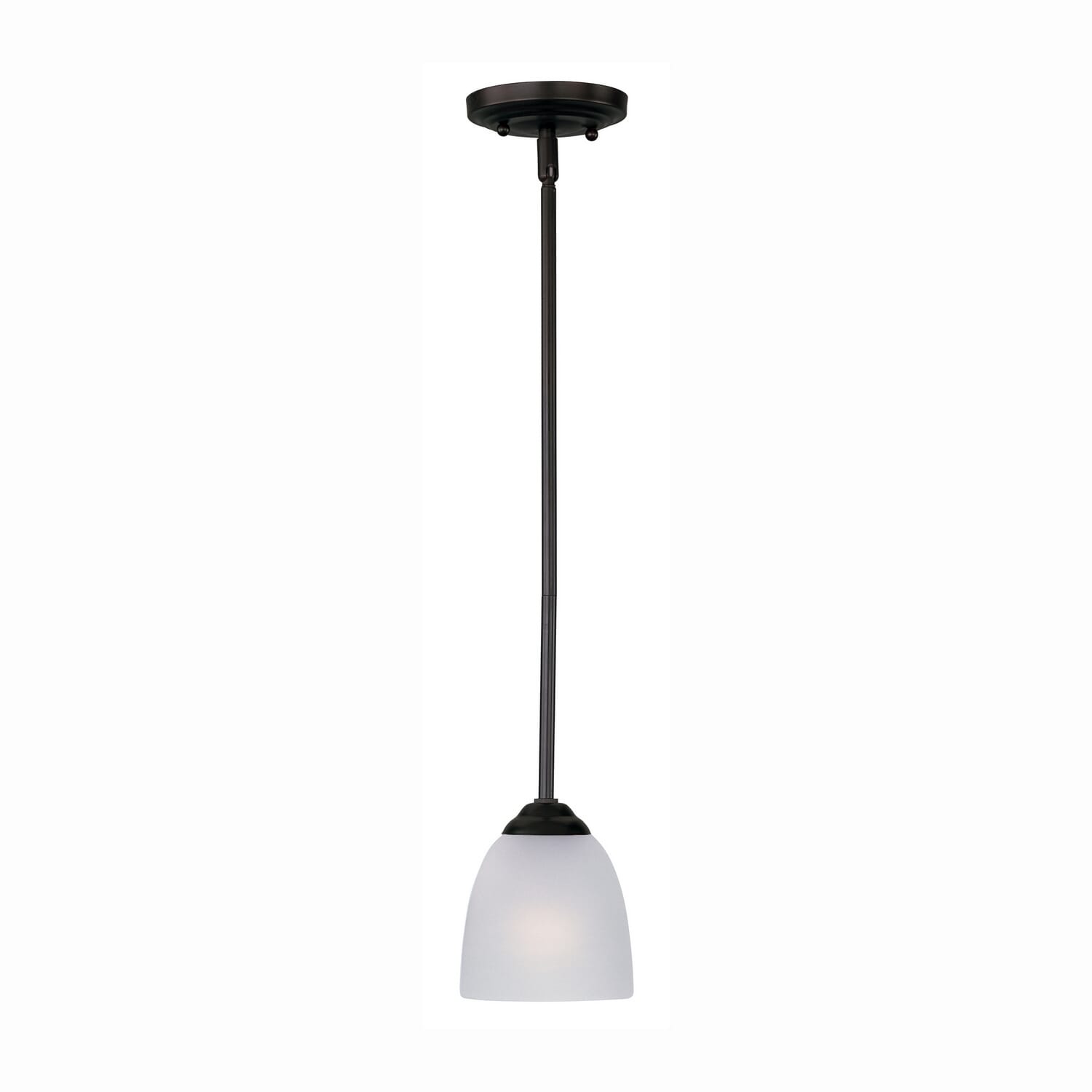 Black One Light Mini Pendant from the Stefan Collection