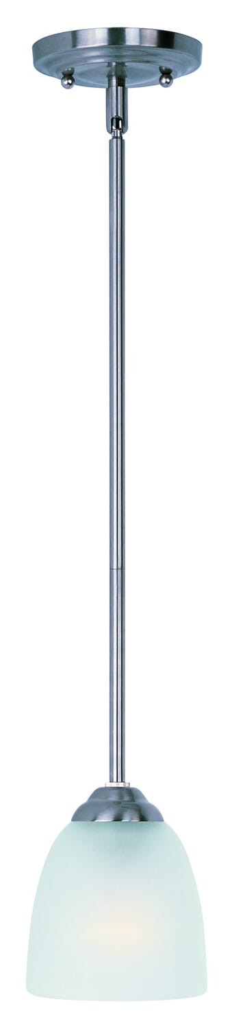 Satin Nickel One Light Mini Pendant from the Stefan Collection