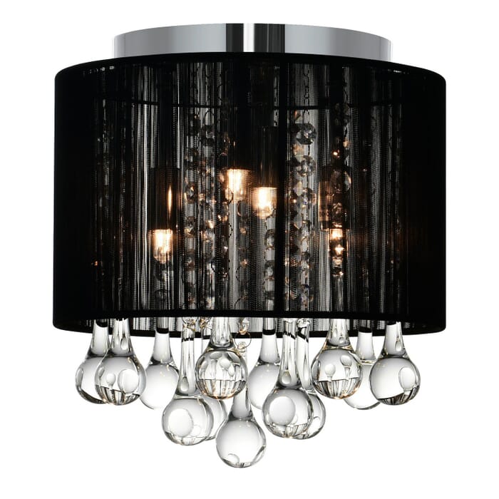 Four Light Flush Mount by CWI Lighting Four Light Flush Mount by CWI Lighting