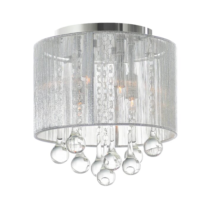 Four Light Flush Mount by CWI Lighting Four Light Flush Mount by CWI Lighting