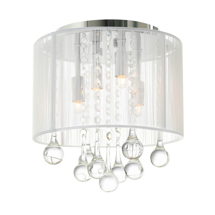 Four Light Flush Mount by CWI Lighting Four Light Flush Mount by CWI Lighting