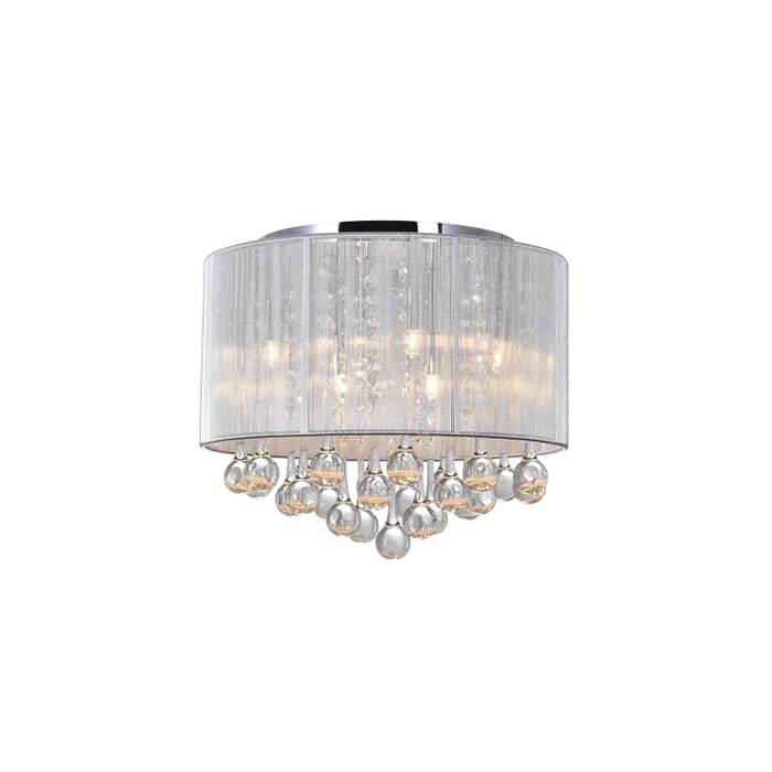 Six Light Flush Mount by CWI Lighting Six Light Flush Mount by CWI Lighting