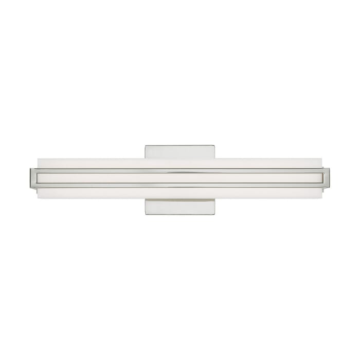 Fulton LED Bathroom Vanity Light in Polished Chrome Fulton LED Bathroom Vanity Light in Polished Chrome