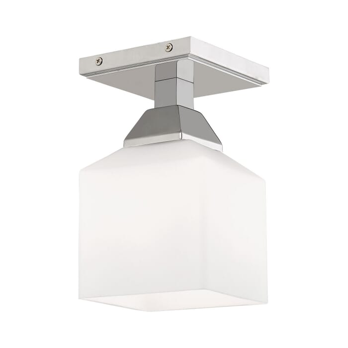 Aragon 1-Light Ceiling Mount in Polished Chrome Aragon 1-Light Ceiling Mount in Polished Chrome