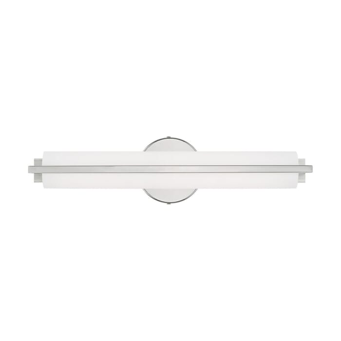 Visby LED Bathroom Vanity Light in Polished Chrome Visby LED Bathroom Vanity Light in Polished Chrome