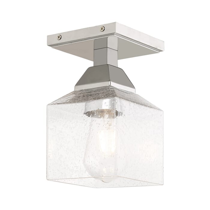Aragon 1-Light Ceiling Mount in Polished Chrome Aragon 1-Light Ceiling Mount in Polished Chrome