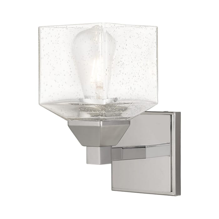 Aragon 1-Light Wall Sconce in Polished Chrome Aragon 1-Light Wall Sconce in Polished Chrome