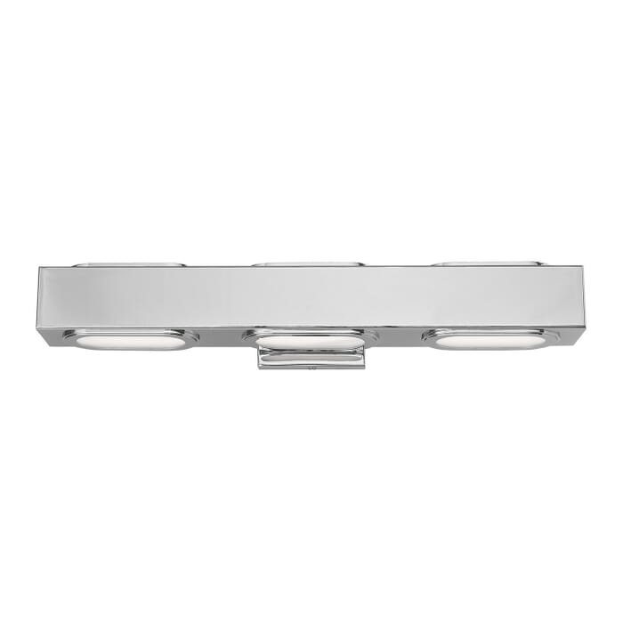 Kimball 3-Light LED Bathroom Vanity Light in Polished Chrome Kimball 3-Light LED Bathroom Vanity Light in Polished Chrome