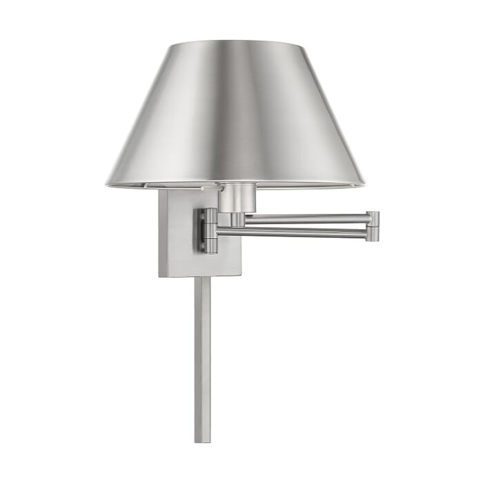 One Light Swing Arm Wall Lamp One Light Swing Arm Wall Lamp