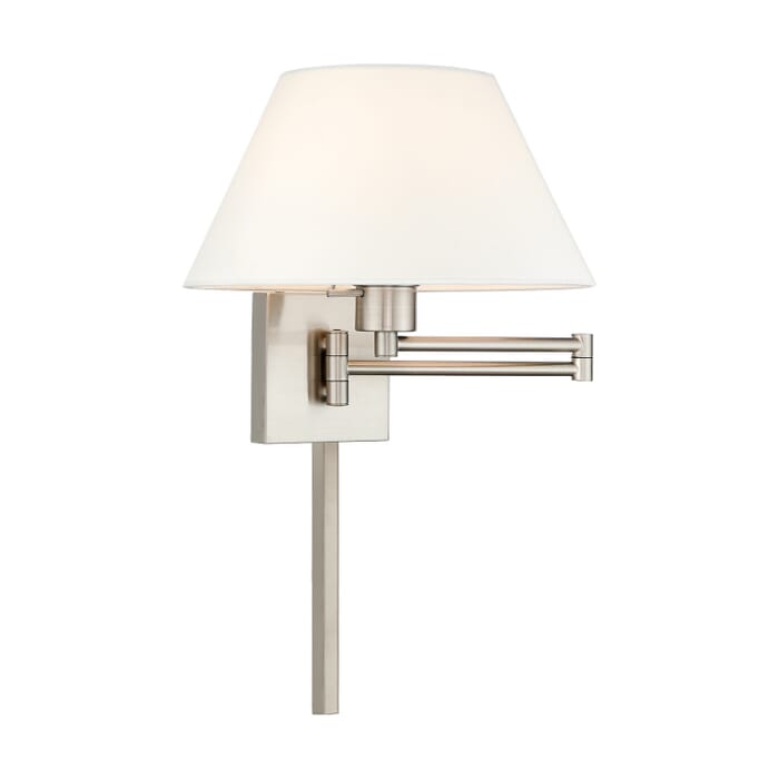 One Light Swing Arm Wall Lamp One Light Swing Arm Wall Lamp