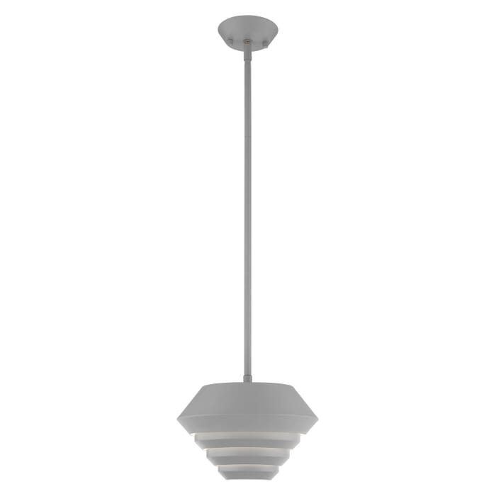 Amsterdam 1-Light Mini Pendant in Nordic Gray Amsterdam 1-Light Mini Pendant in Nordic Gray