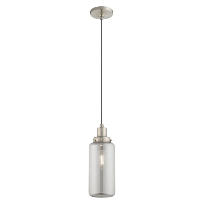 Oakhurst 1-Light Mini Pendant in Brushed Nickel Oakhurst 1-Light Mini Pendant in Brushed Nickel