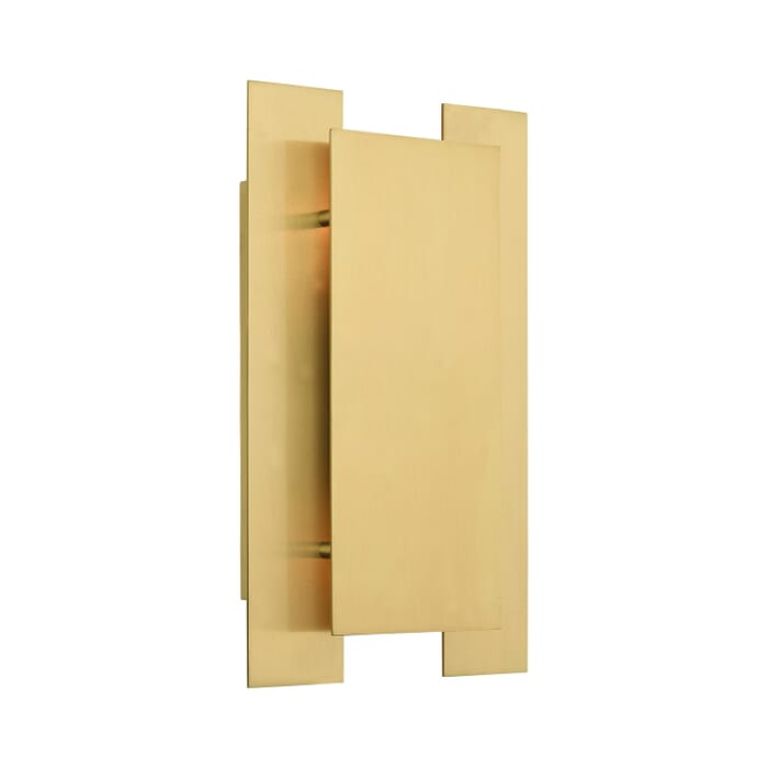 Varick 2-Light Wall Sconce in Satin Brass Varick 2-Light Wall Sconce in Satin Brass
