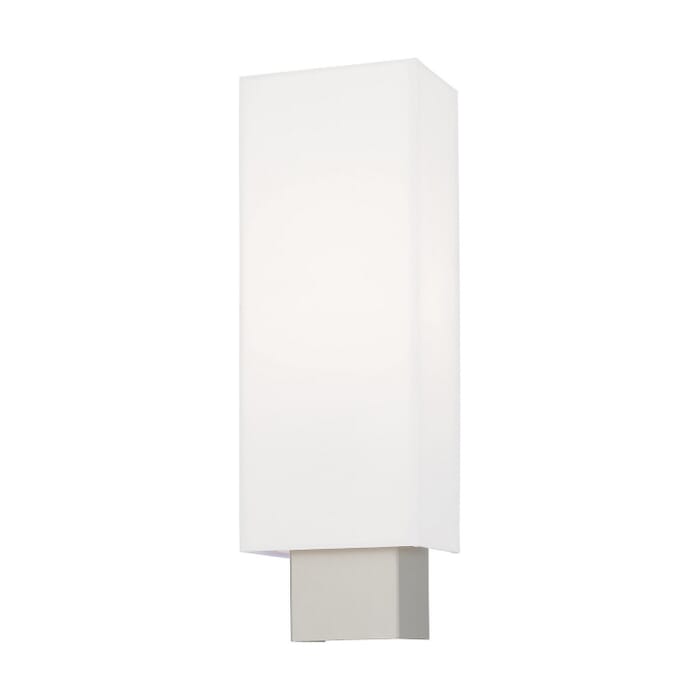ADA Wall Sconces 1-Light Wall Sconce in Brushed Nickel ADA Wall Sconces 1-Light Wall Sconce in Brushed Nickel